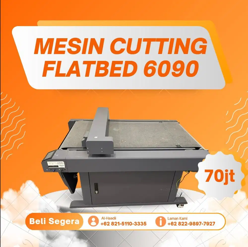 Jual murah sampe deal mesin cutting flabed