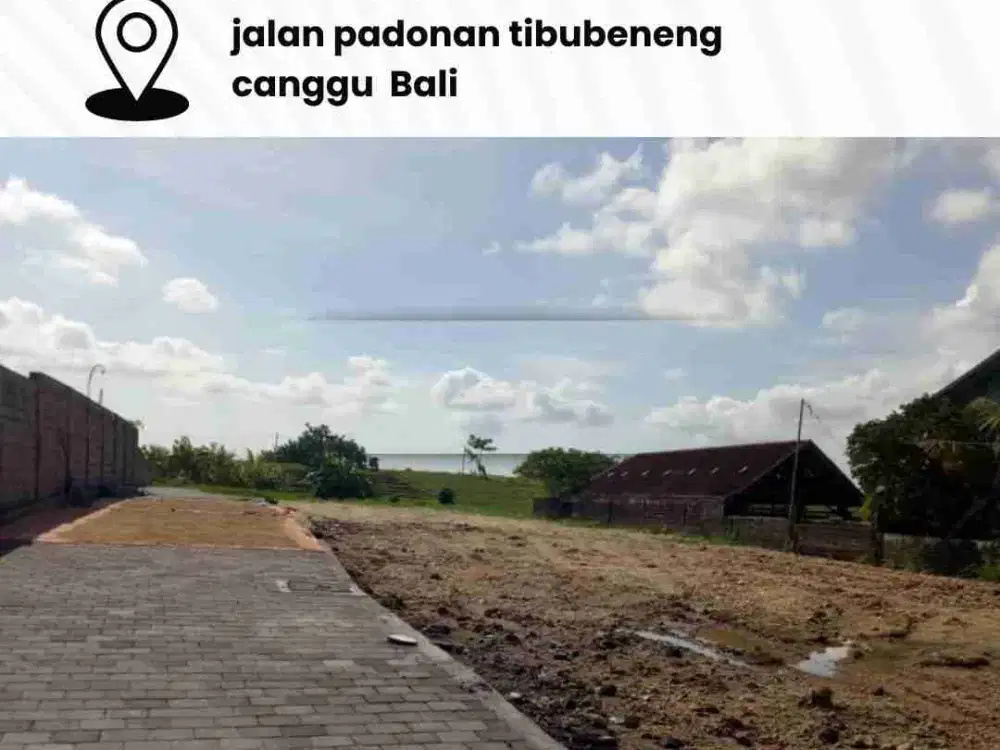 Dijual tanah ukuran kecil  super langka siap Bangun Di jalan padonan tibubeneng canggu  Bali