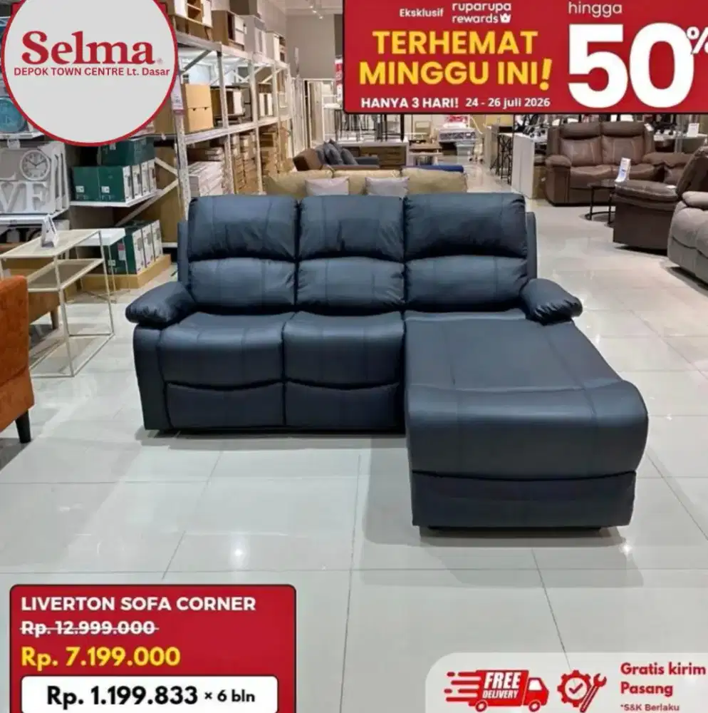 Sofa Recliner L Santai Selma by Informa