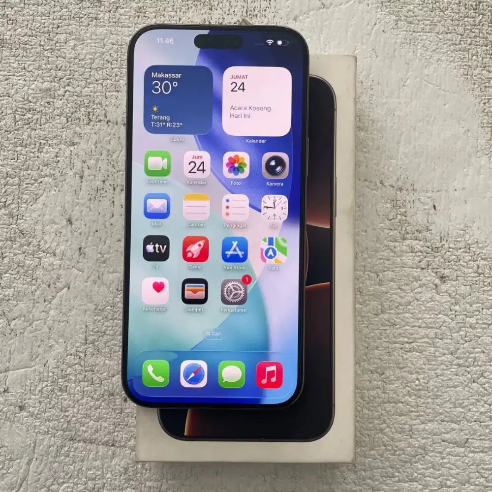 iPhone 16 Pro Max iBox PA/A Warna Desert Titanium 256GB