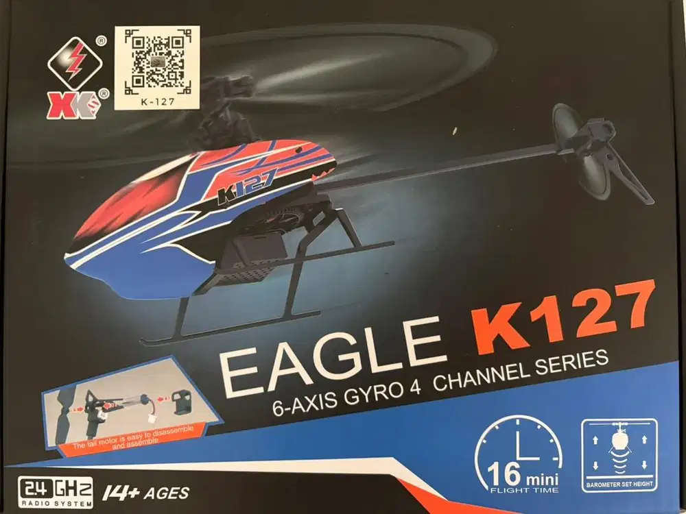 (nego) RC Helicopter wltoys k127