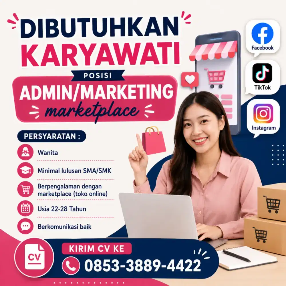 Dibutuhkan admin perempuan