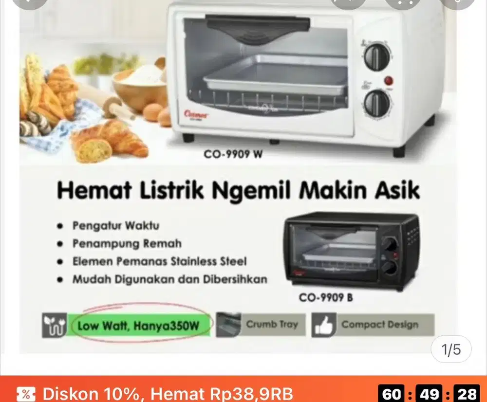 Oven Listrik Cosmos