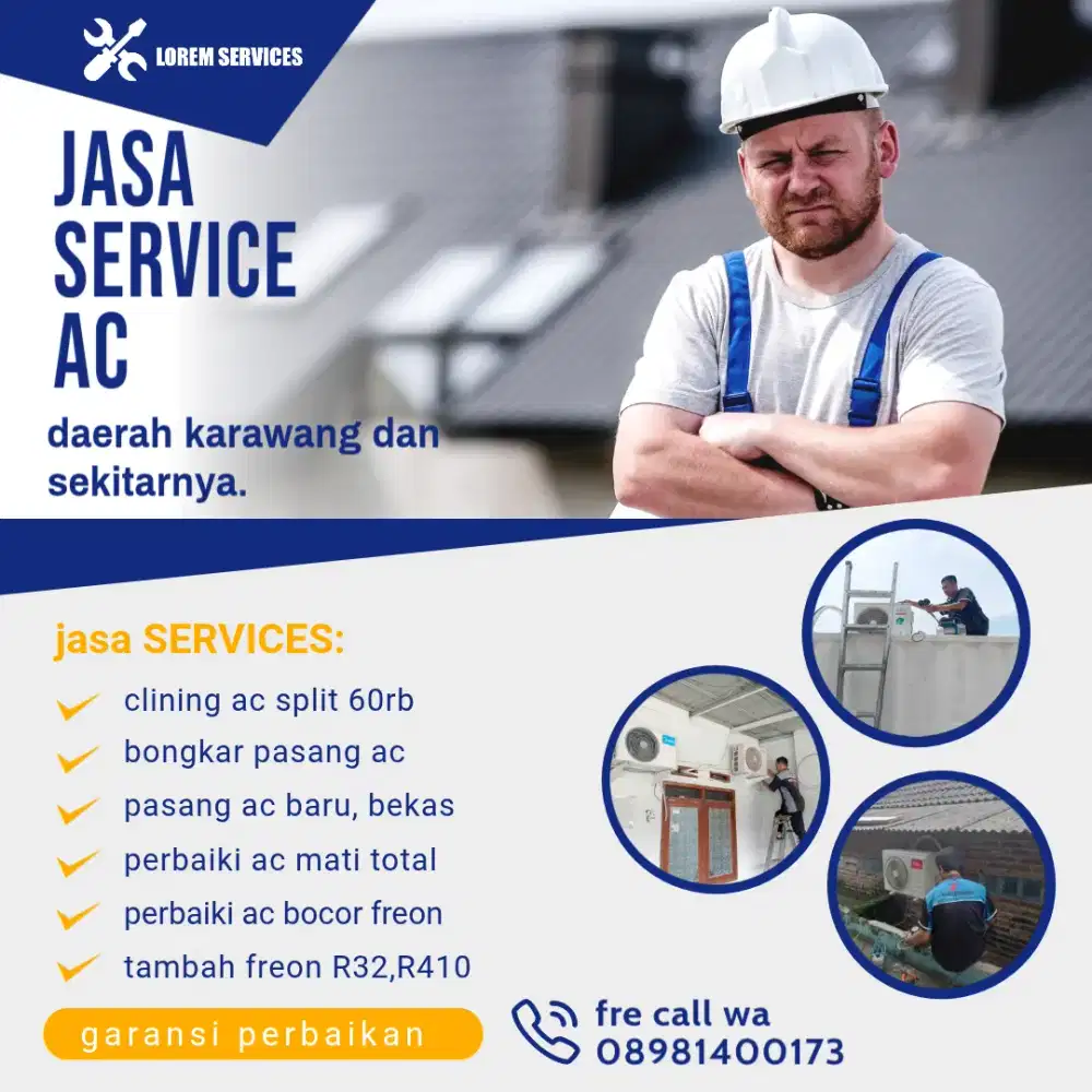 Service ac,bongkar pasang ac, clining ac bergaransi