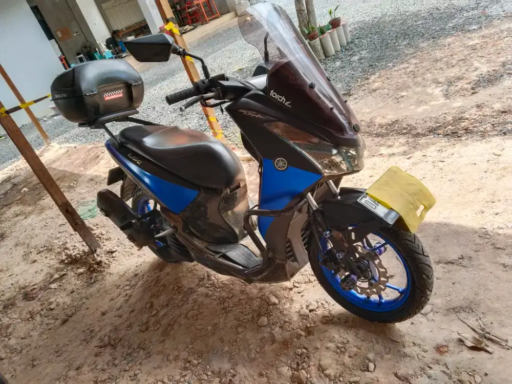 motor lexi thun 2019 hitam modif semi touring mantap nett