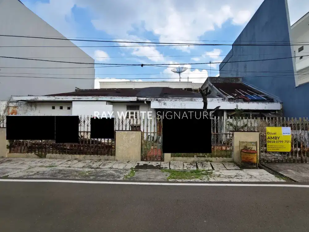 Dijual Rumah Tua Hitung Tanah di Cempaka Putih Tengah Bangunan 1 Lantai