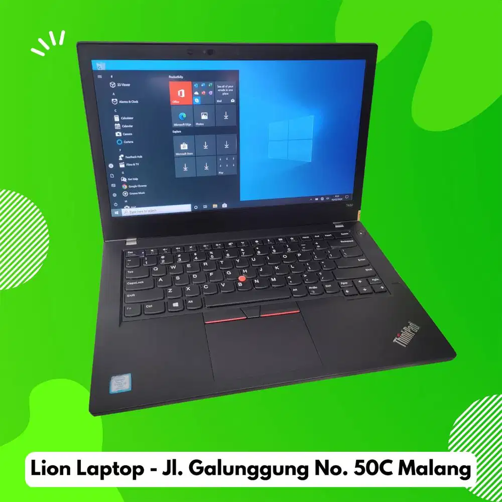 RAM 8GB Core i5 gen 8 Lenovo Thinkpad T480 [24|07]