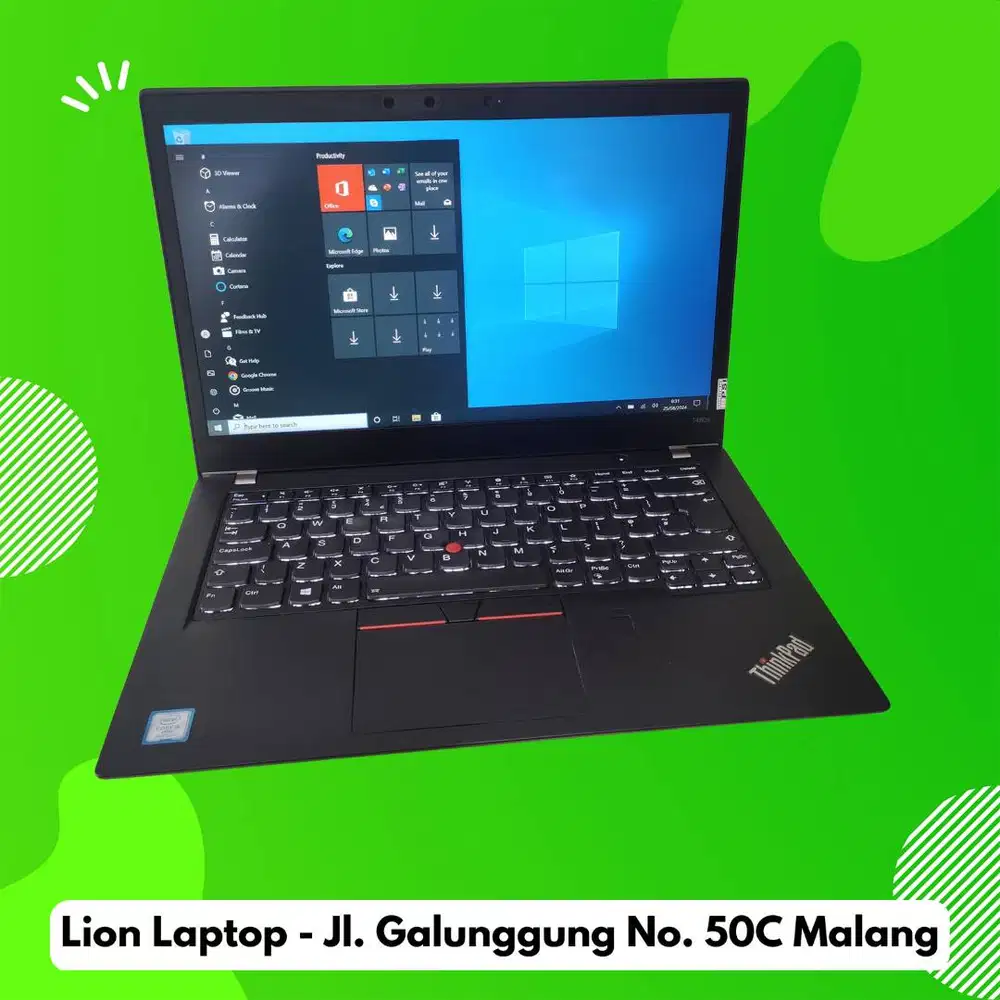 RAM 8GB Core i5 gen 8 Lenovo Thinkpad T480s SLIM [24|07]