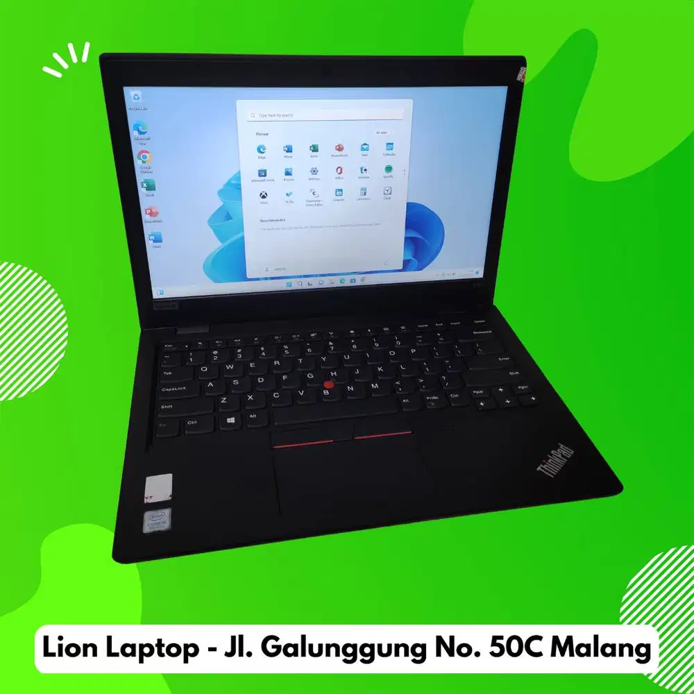 Core i5 Gen 8 RAM 8GB SSD 256GB Lenovo Thinkpad L390 [24|07]