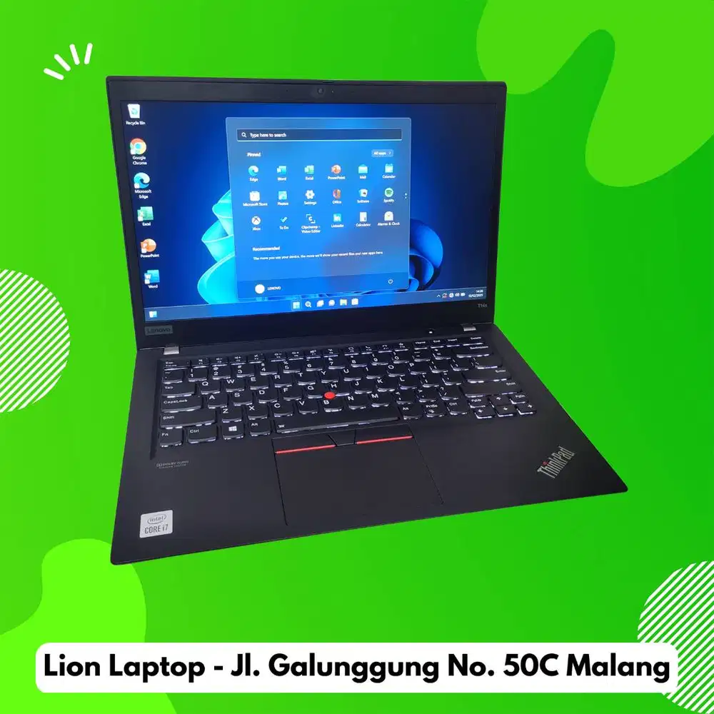 RAM 16GB Core i7 Gen 10 Slim SSD 256GB Lenovo Thinkpad T14S [24|07]