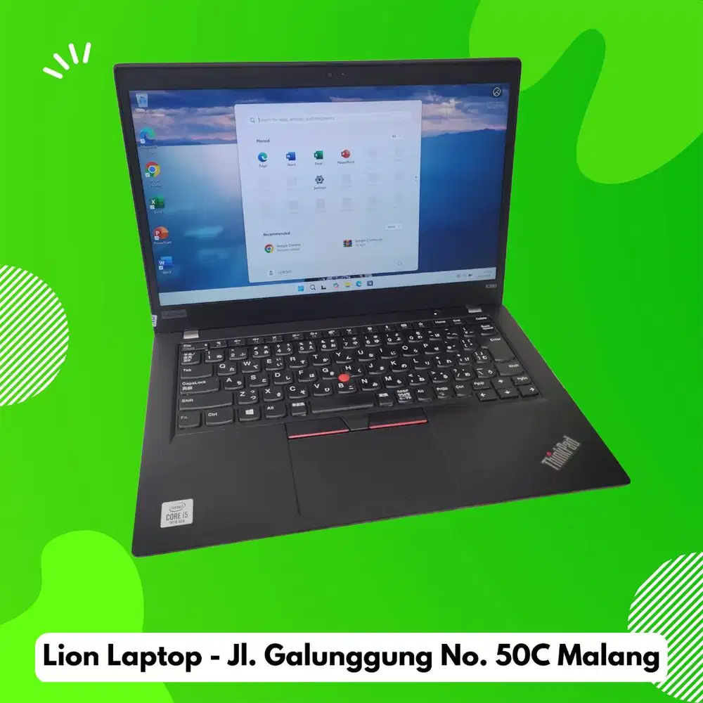 i5 GEN 10 Murah RAM 8GB Lenovo Thinkpad X390 [24|07]