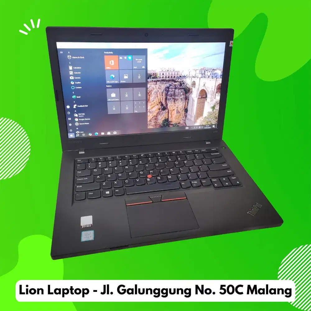 RAM 8GB Core i5 SSD Murah Lenovo Thinkpad L470 [24|07]