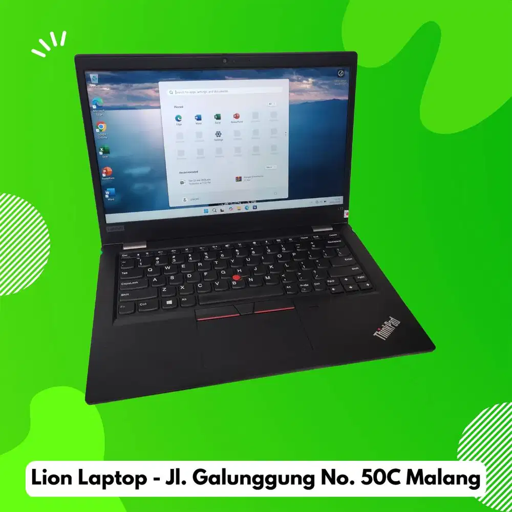 i5 Gen 10 Slim RAM 8GB SSD 256GB Lenovo Thinkpad L13 [24|07]