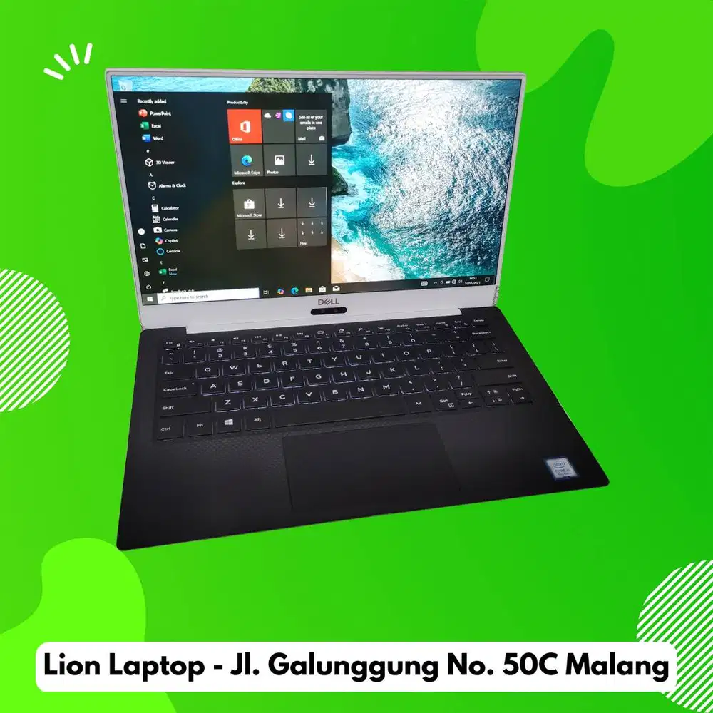Slim & Ringan Core i5 RAM 8 SSD 256 DELL XPS 13 9370 [24|07]