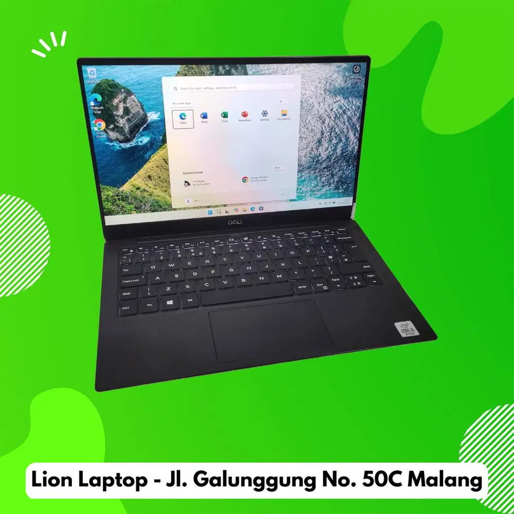 Slim & Ringan Core i5 gen 10 RAM 8 SSD 256 DELL XPS 13 7390 [24|07]