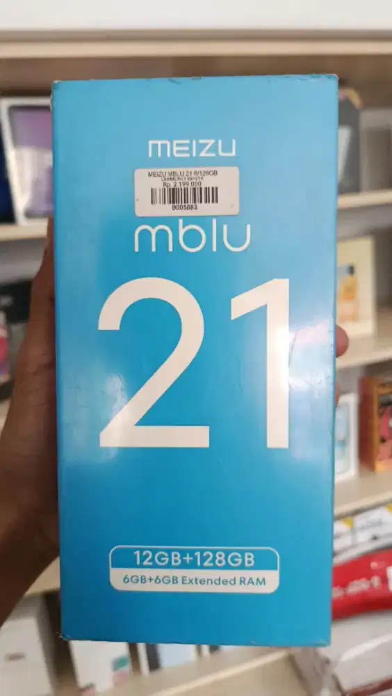 Meizu Mblu 21 6GB/128GB Baru Garansi Resmi – Diamond White