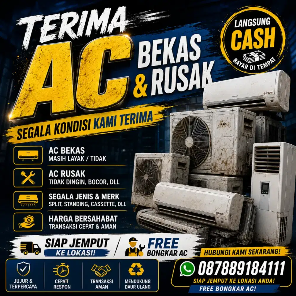 AC Bekas , Terima AC bekas Harga Tinggi