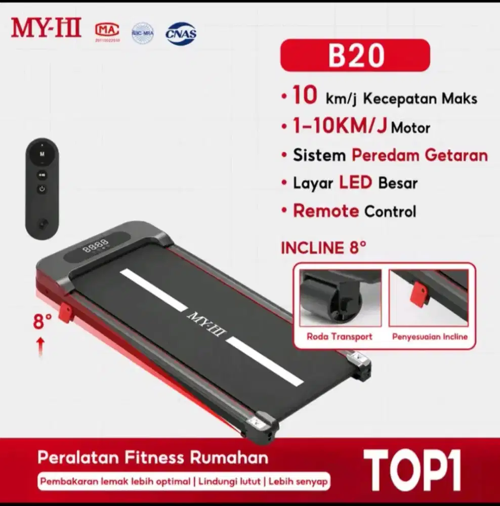 Peralatan fitnes (walkingpad)