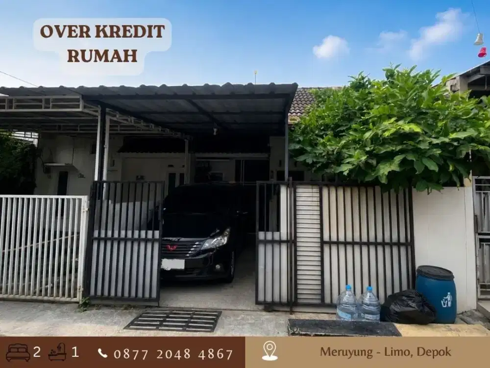 Jual OVER KREDIT Rumah dkt Tol 85JT di Meruyung Limo Depok