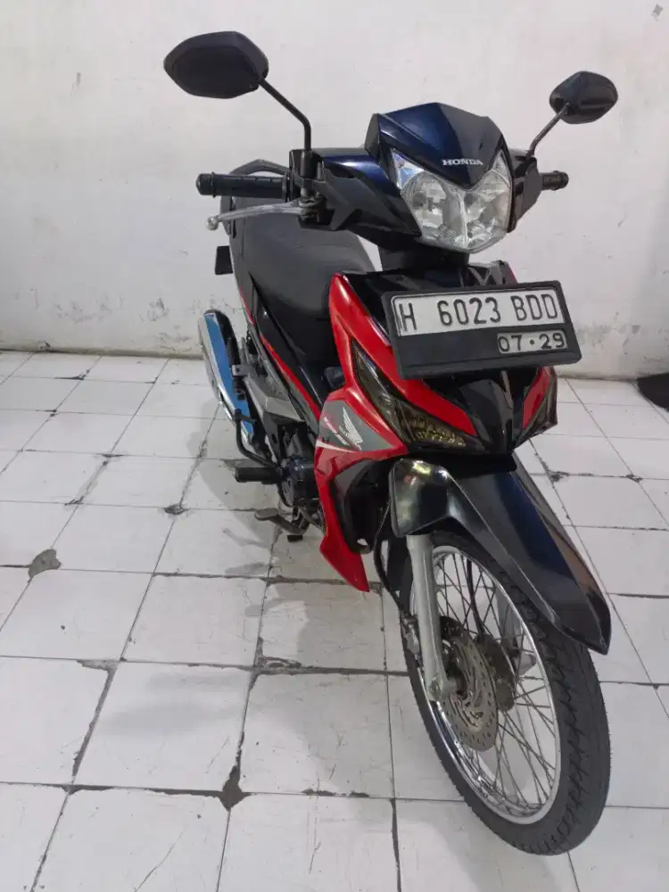 supra x125 soome hitam merah 2019
