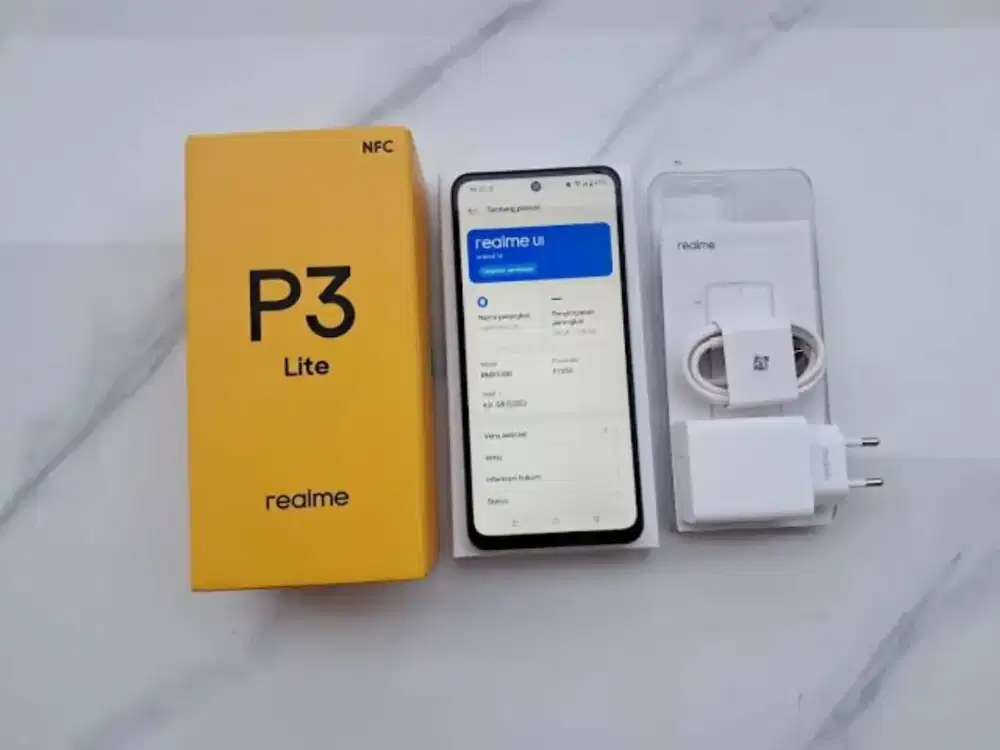 Jual realme P3 Lite 4/128 warna putih