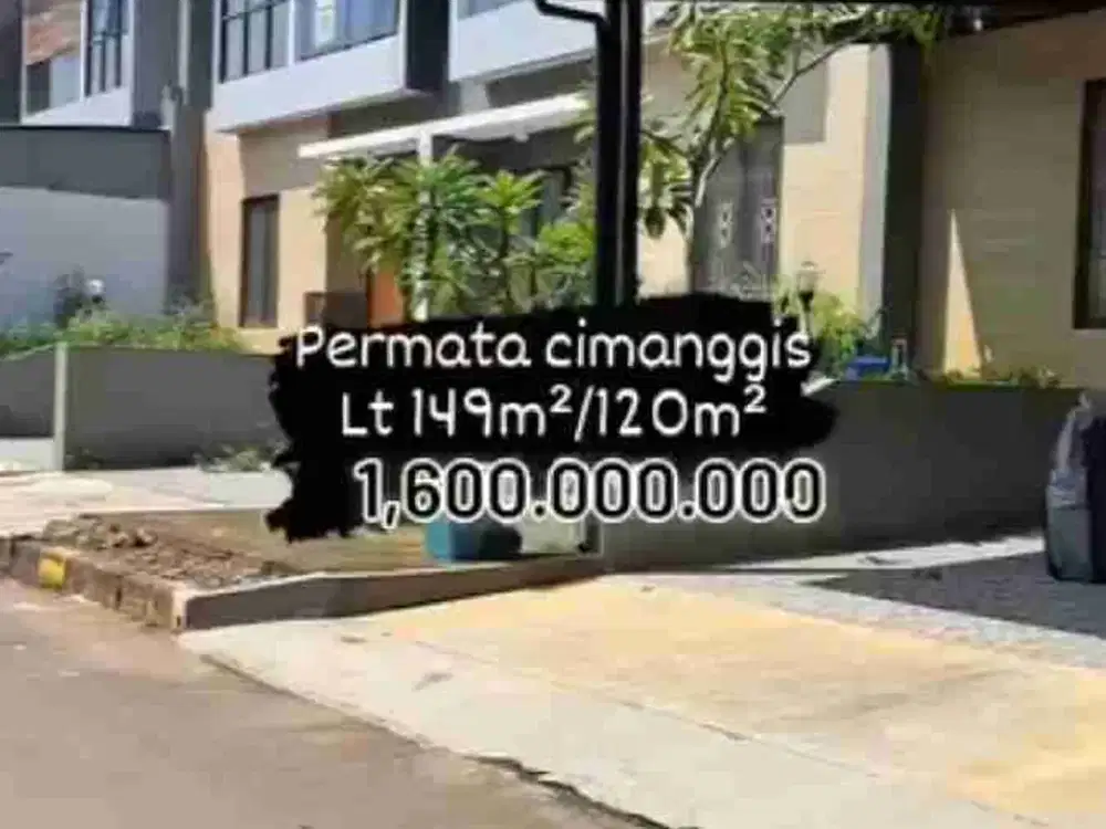 Termurah di cluster elite di permata cimanggis depok