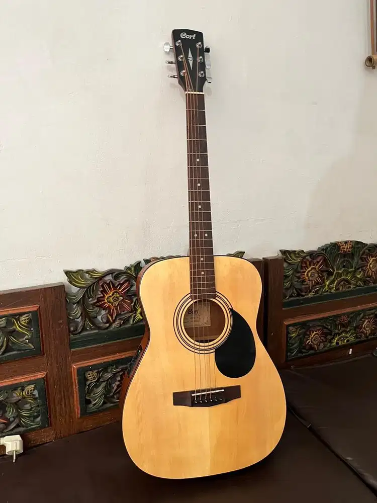 Gitar Akustik Elektrik Cort AF510E Original Mulus