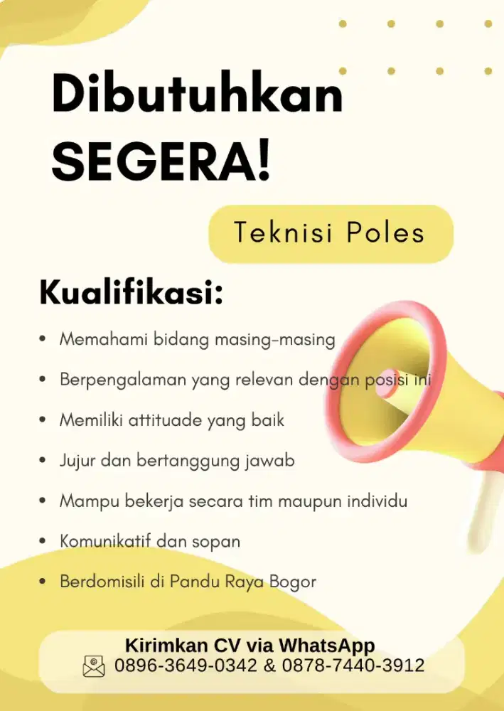 Tekhnisi Berpengalaman
