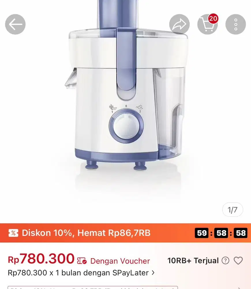 Philips Juicer bagus