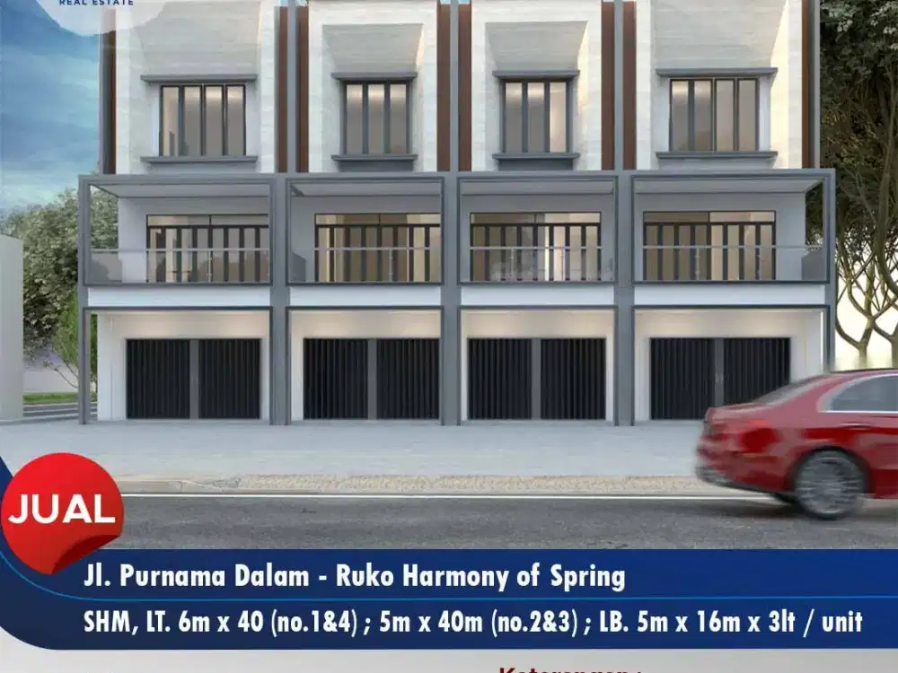 RUKO BARU Lokasi Purnama Dalam, Pontianak