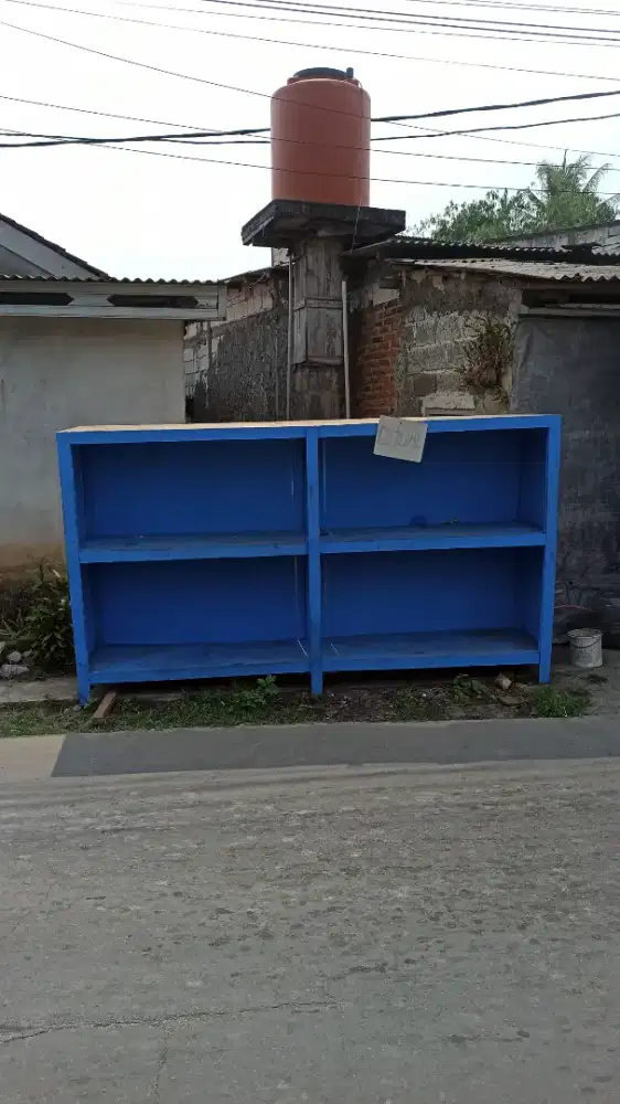 Rak kayu triplek multi fungsi