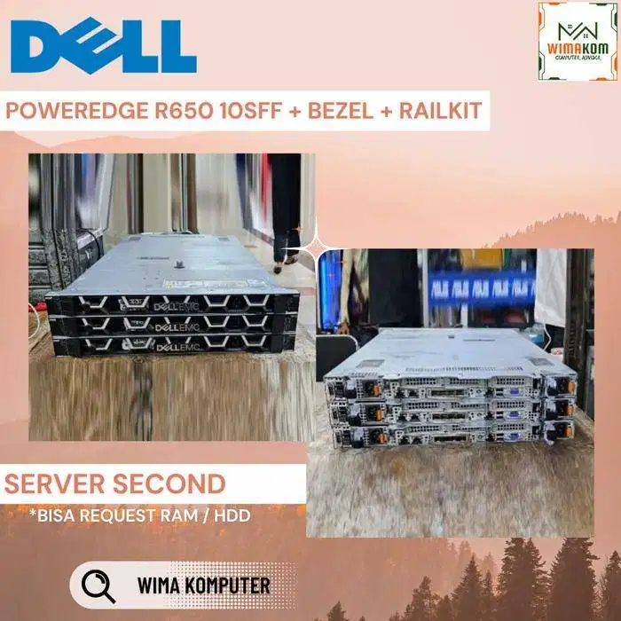 Server Dell R640 10 Sff 2x Platinum 8170 104 Core Ram 256Gb 9.6Tb SAS
