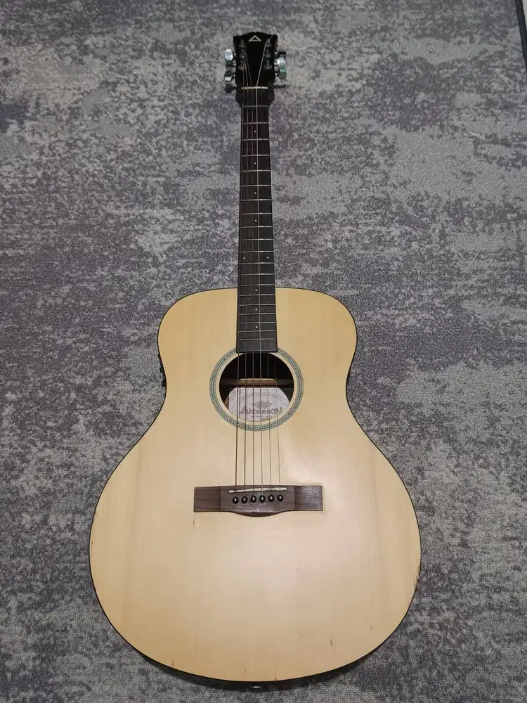 Anderson Gitar Elektrik Akustik tuner preamp accoustic guitar