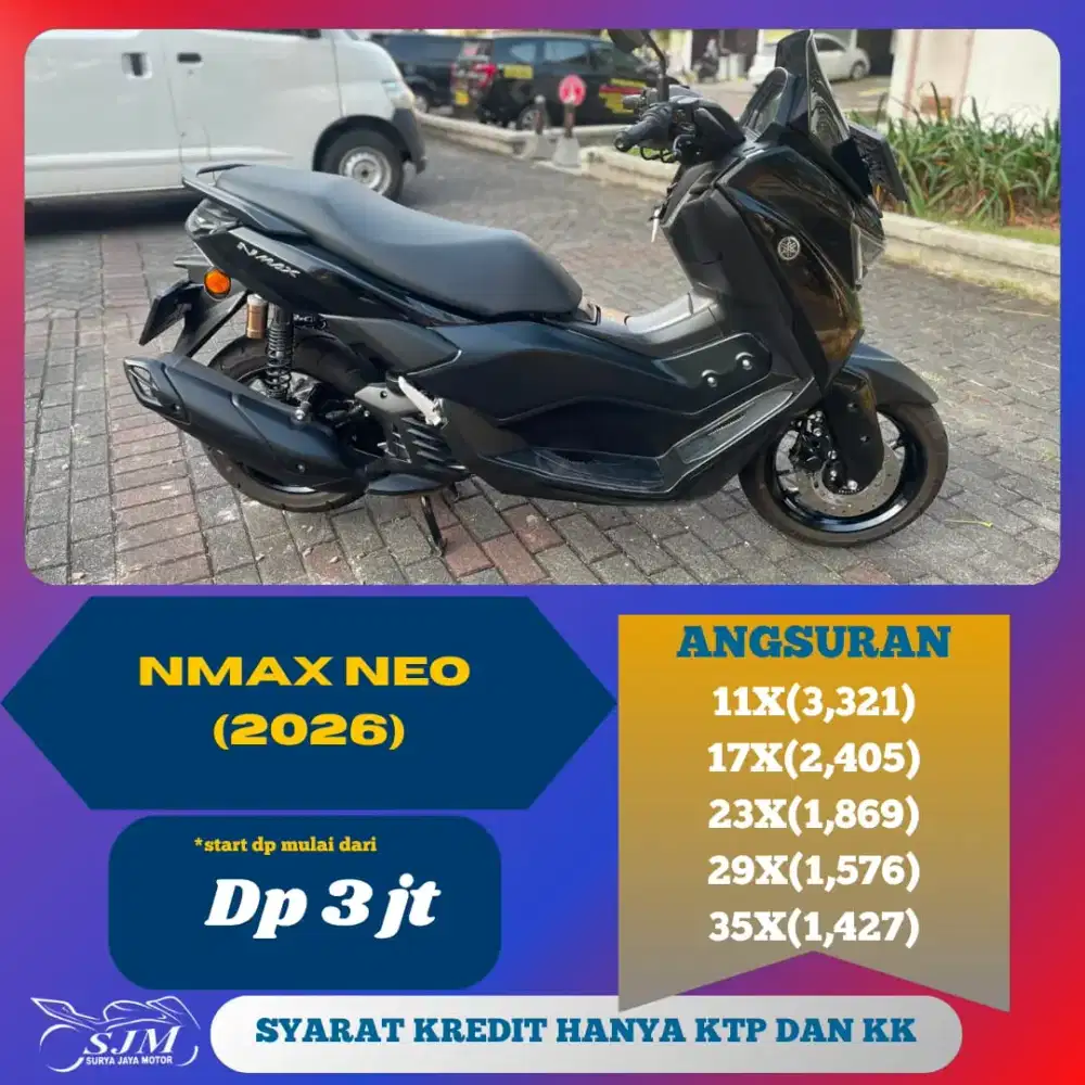 YAMAHA NMAX NEO 2026 KM 1RB ASLI