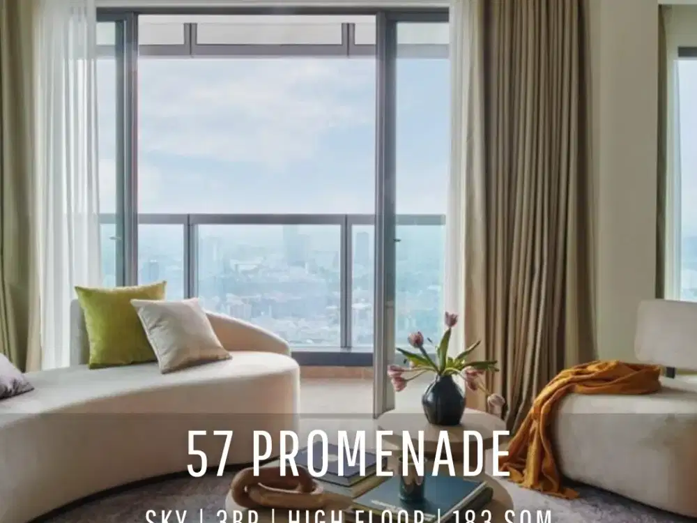 For Rent! 57 Promenade Apartment Tower Sky High Floor Fully Furnished with City View