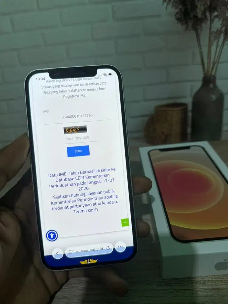 iPhone 12 64gb beacukai