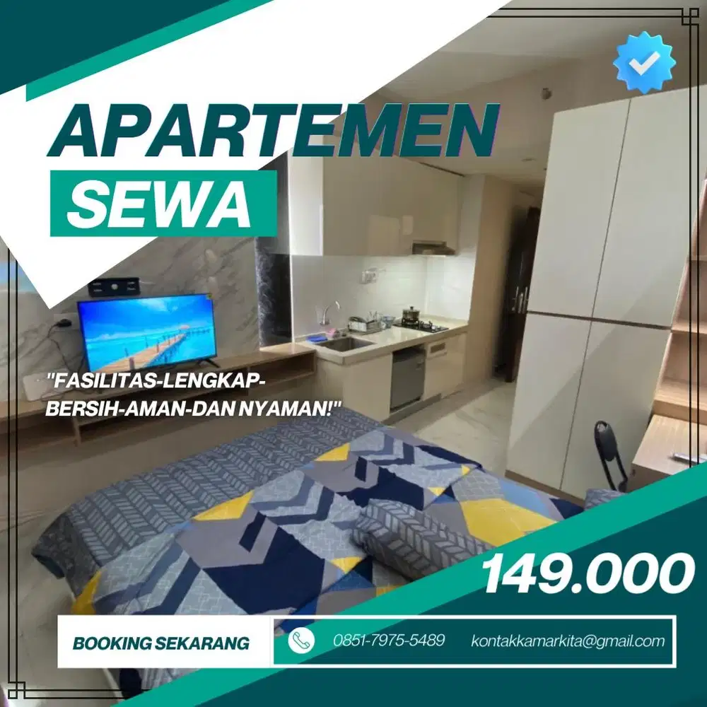 Sewa Apartemen Harian/Transit GREEN PRAMUKA Jakarta Pusat Termurah