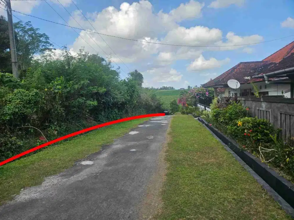 Tanah Tegal Mengkeb Tabanan Kawasan Berkembang cocok untuk Investasi