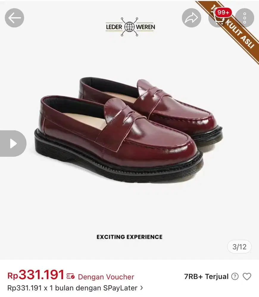 Sepatu Kulit asli brand Lederweren