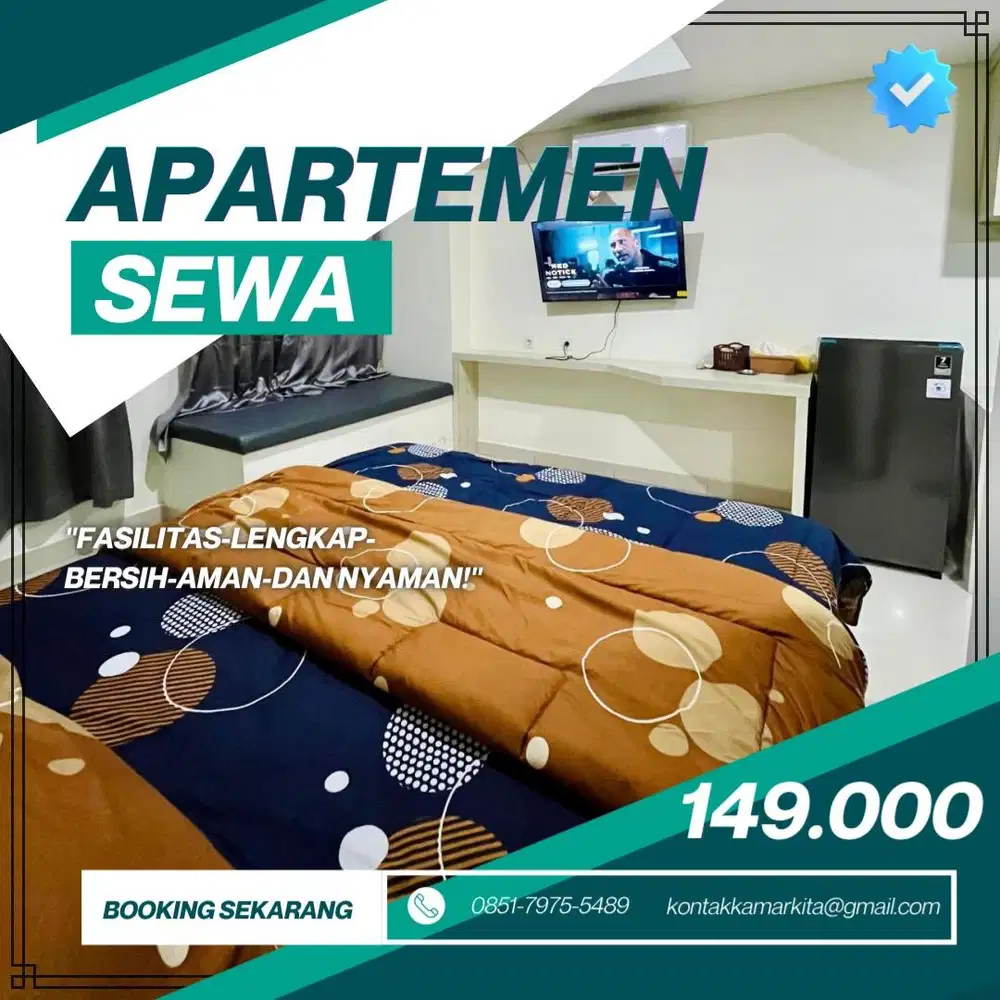 Sewa Apartemen Harian/Transit SENTRA TIMUR Jakarta Pulogebang Termurah