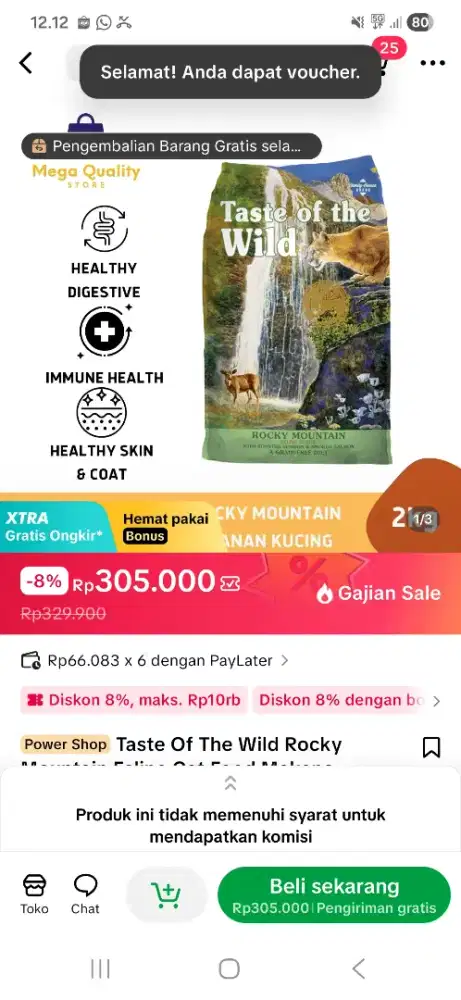Totw cat food fresh pack