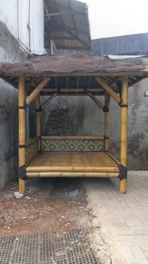 Gazebo bambu murah