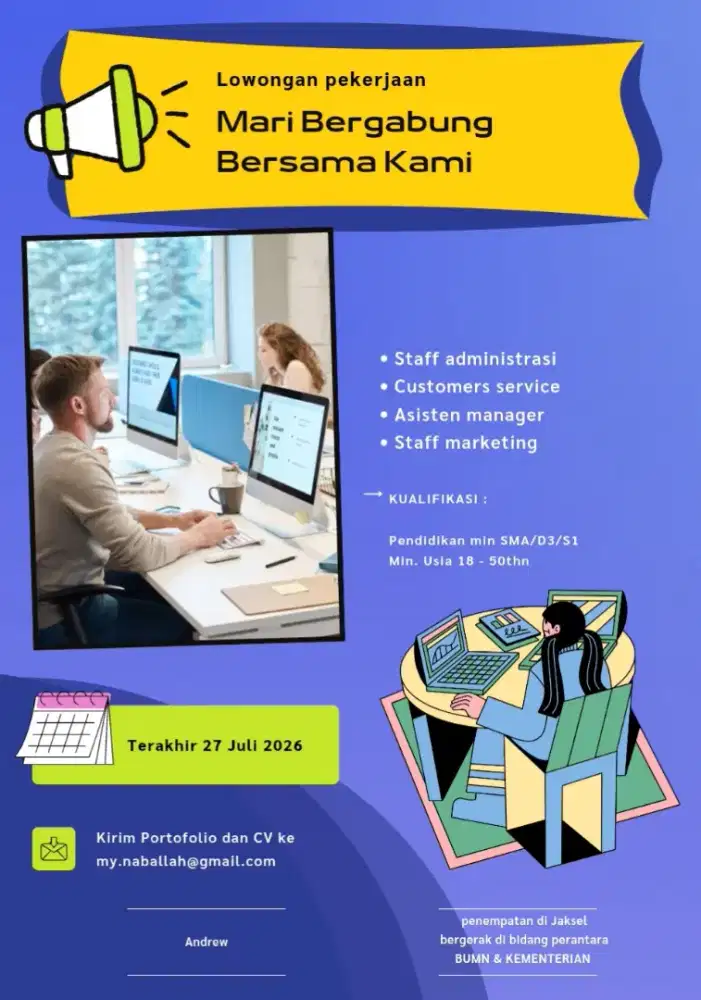 Lowongan kerja administrasi