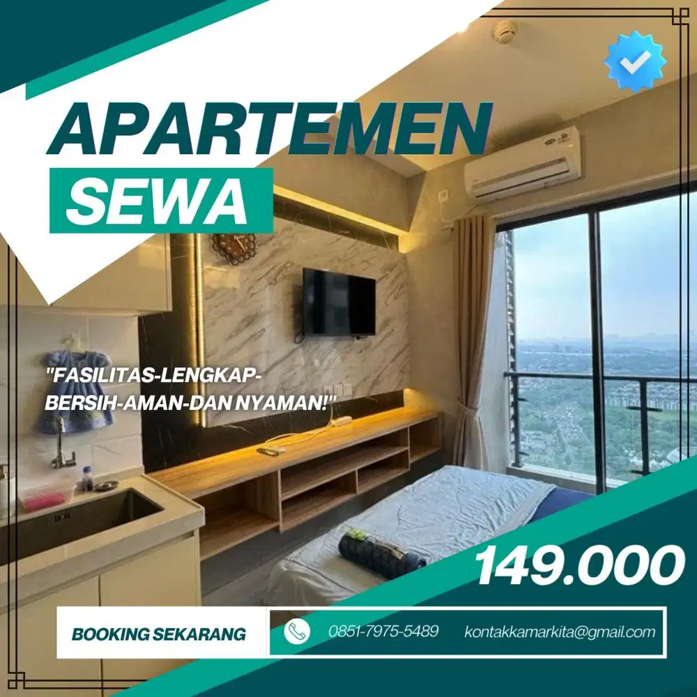 Sewa Apartemen Depok Tsm Transpark Cibubur Harian/Transit Termurah