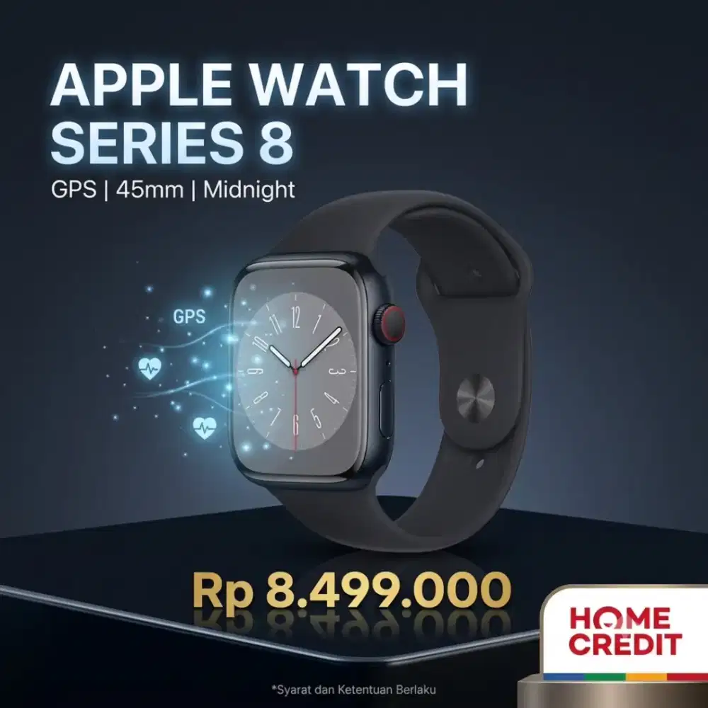 Promo Apple Watch Series 8 GPS 45 MM Black