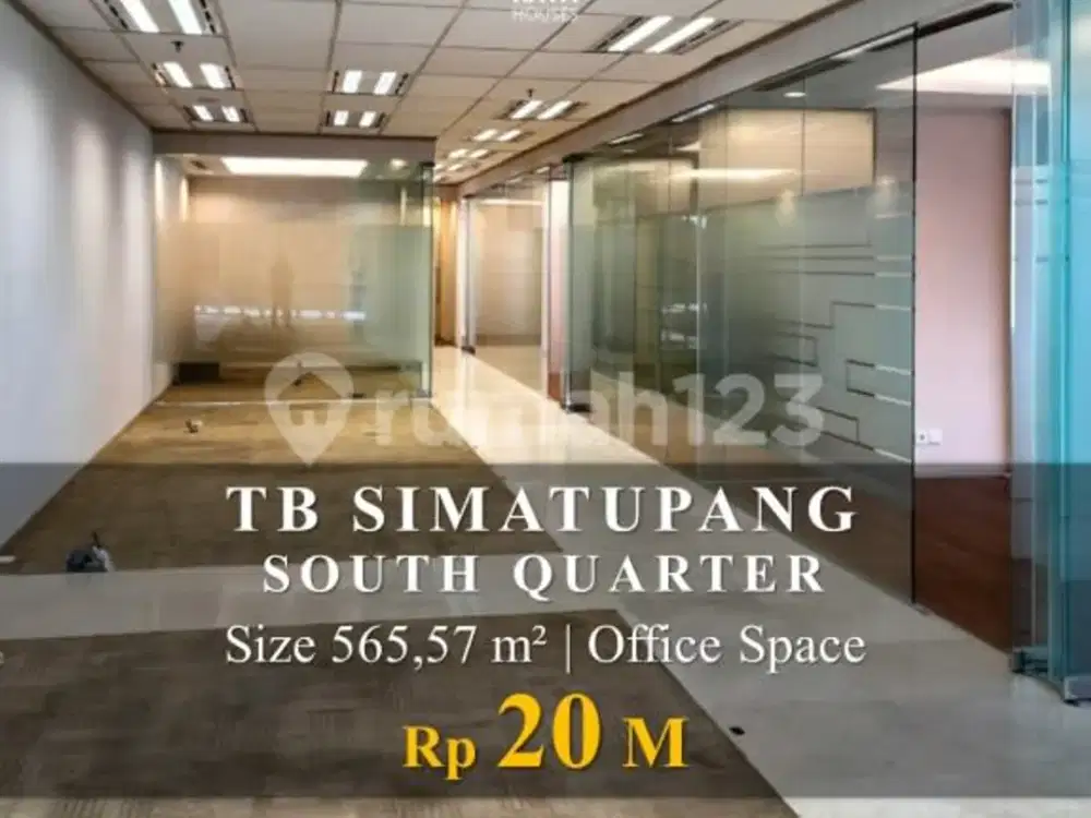 Ruang Kantor Siap Pakai Lokasi Kawasan Komersil Tb Simatupang Jakarta.selatan