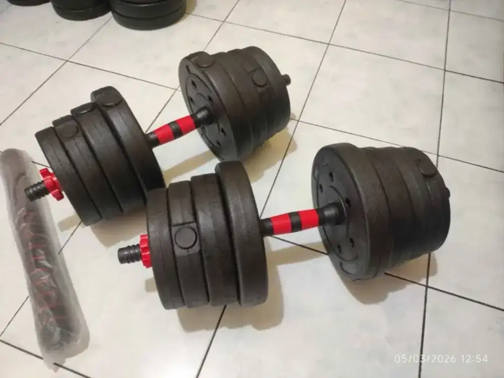 Dumbbell barbell set 30kg PVC