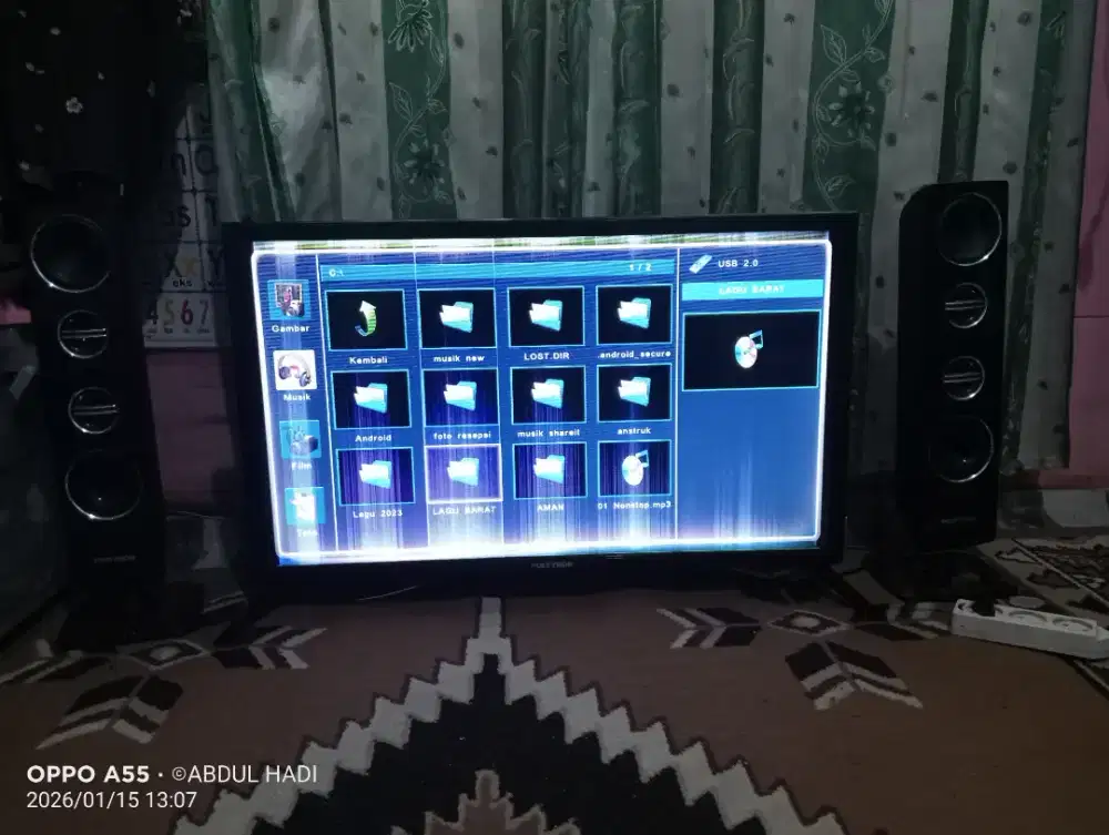 Di jual Tv led polytron 32in plus spiker
