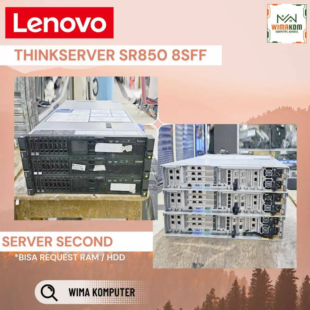 Server Lenovo SR850 8 Sff 4x Gold 5120 112 Core Ram 256Gb SAS 1.2Tb