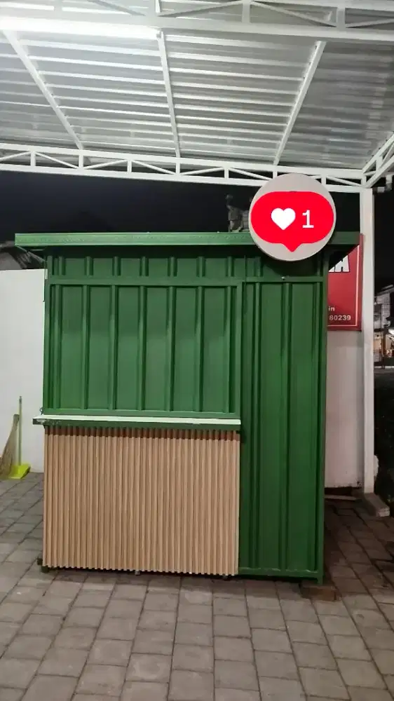 Dijual booth container uk 1.8x1.8